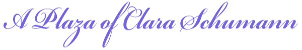 A Plaza of Clara Schumann